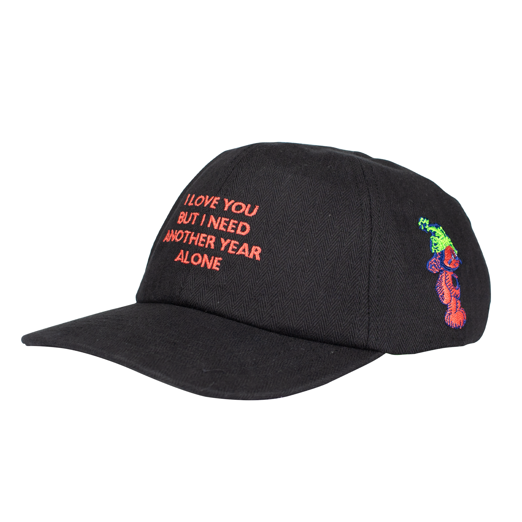 P.S. GOODBYE SNAPBACK HAT - BLACK