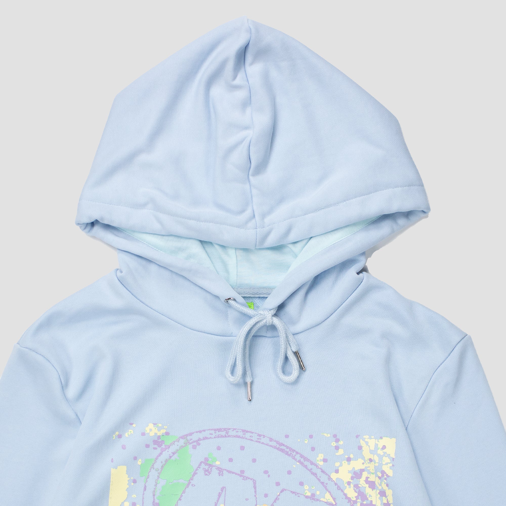 LOCATION NOT FOUND HOODIE - PALE BLUE